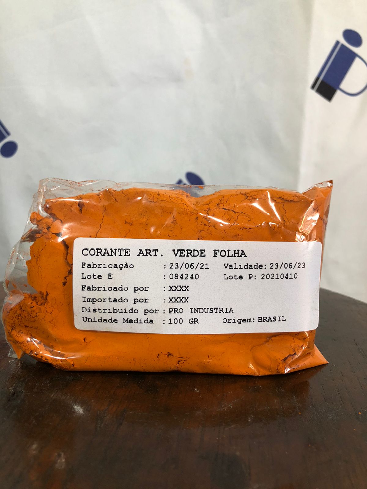 CORANTE ALIMENTÍCIO VERDE FOLHA PÓ